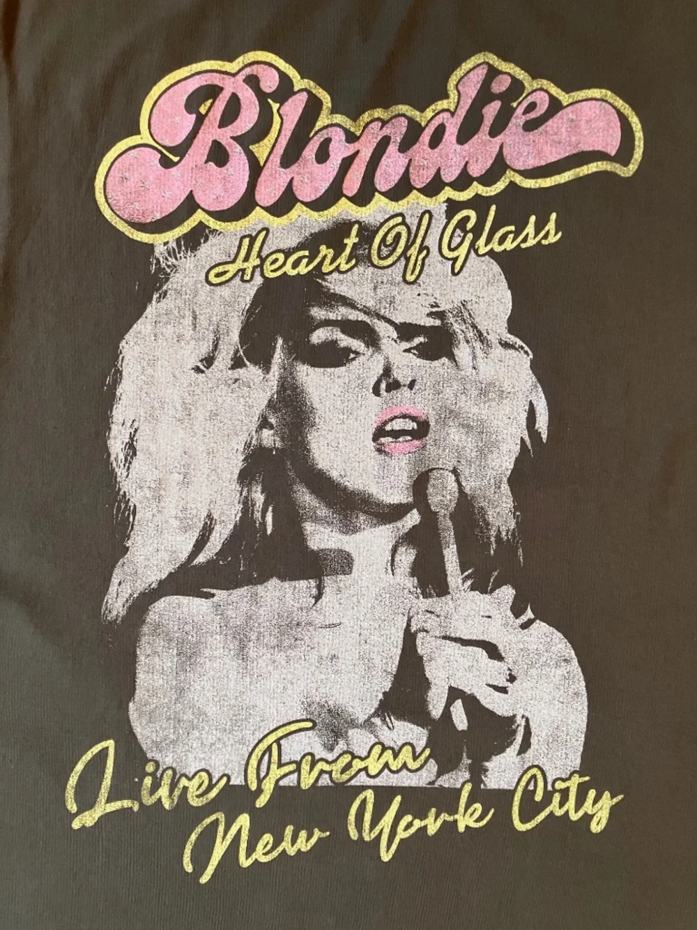 Blondie Debbie Harry Heart of Glass Tank Top L XL - Picture 2 of 4